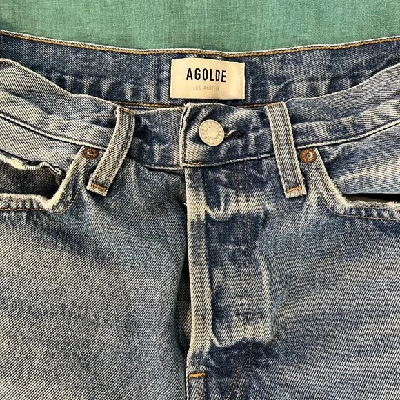 Agolde Parker Long Shorts - Picture 2 of 3
